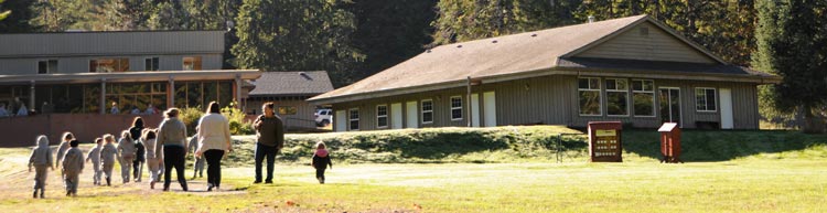 school children in the field